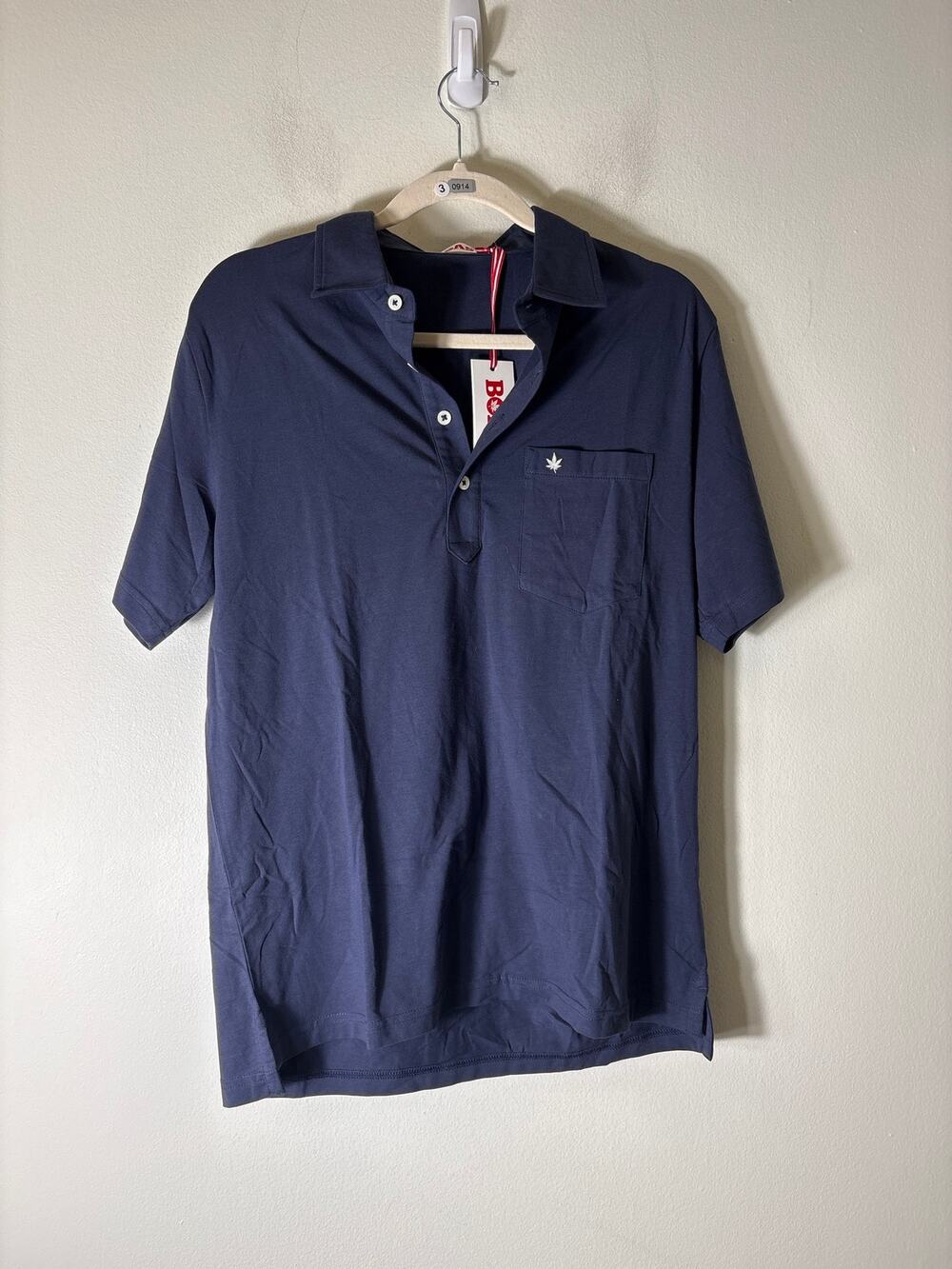 Mens NWT Boast Navy Polo Shirt Sz S